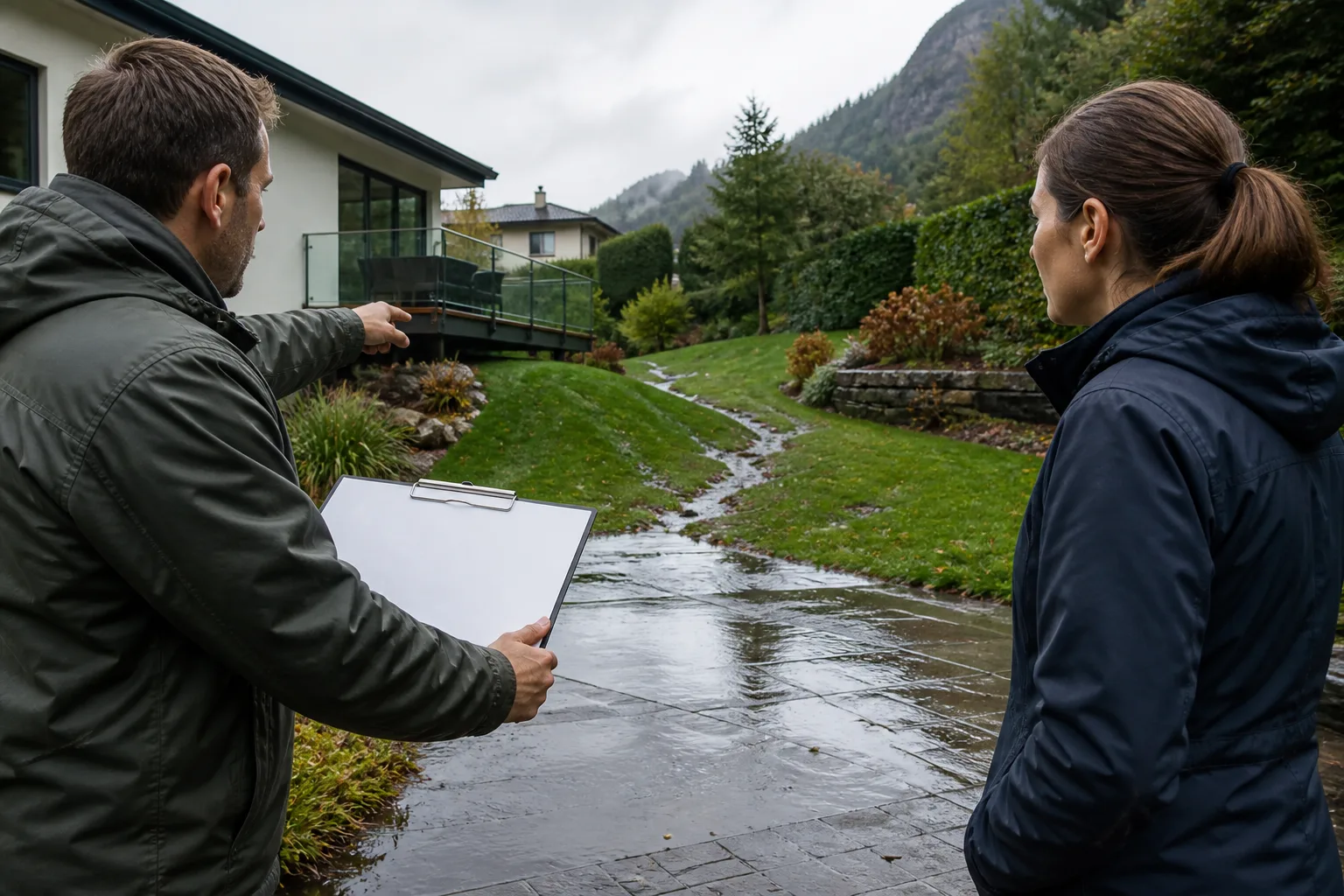 Drainage de terrain : pourquoi l’exutoire doit être clarifié avant de creuser en Suisse romande